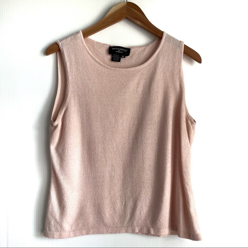 Colette Mordo for Sadimara pink shell tank top sz Medium